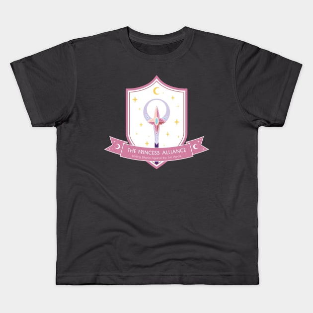 She Ra - The Princess Alliance Crest Kids T-Shirt by spaceweevil